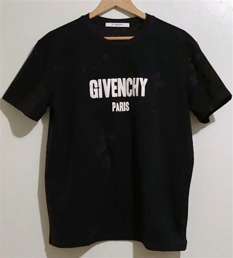 givenchy t shirt do na|givenchy distressed t shirt.